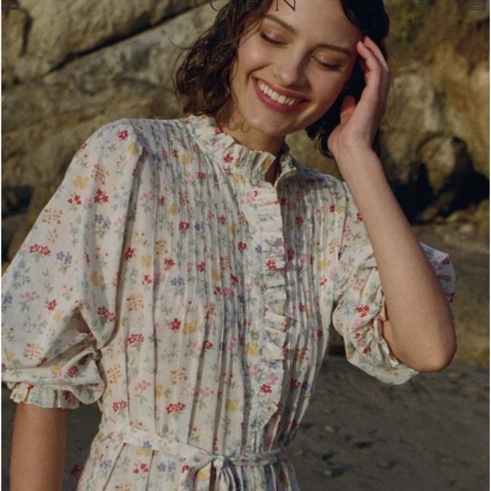DOEN Stanton dress in floral meadow